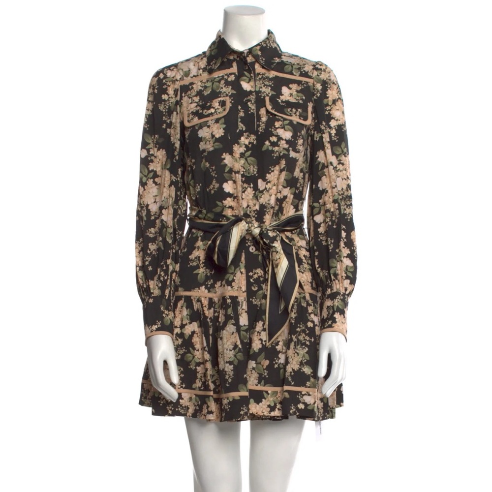 Zimmermann Floral Print Mini Dress